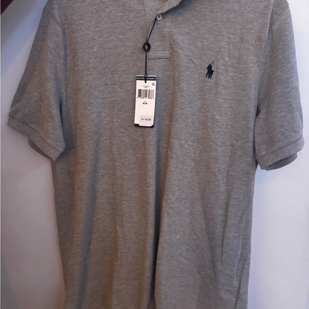 Ralph Lauren Heather Gray Polo Shirt